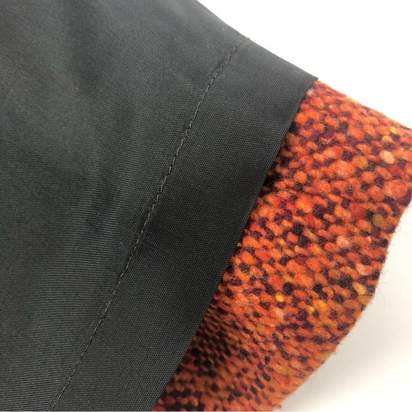 ETCETERA Skirt Wool Blend in Orange Brown Lined Pencil Skirt Above Knee Sz 2 - Picture 10 of 12